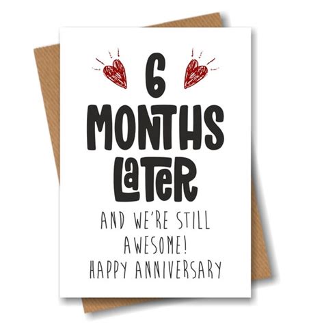 6 months after dating